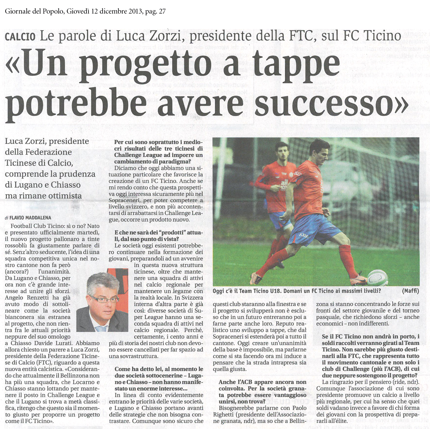 FC Lugano - Corriere del Ticino